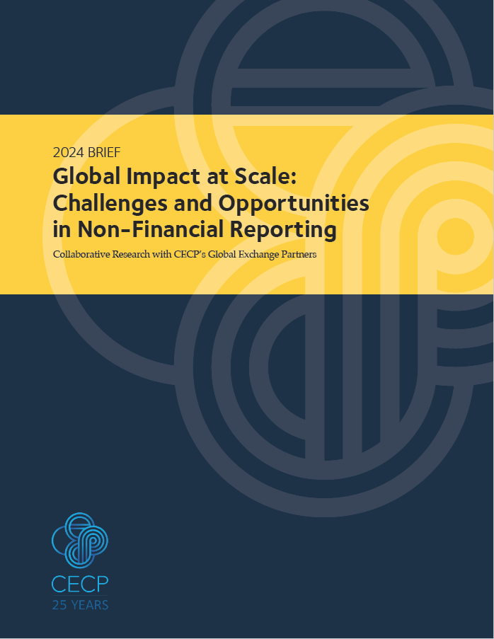 Global Impact at Scale: Challenges and Opportunities in Non-Financial ...